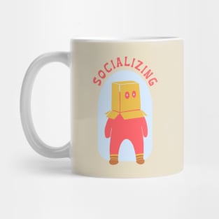 Socializing - Funny Introvert Tee With Sarcastic Quote Mug